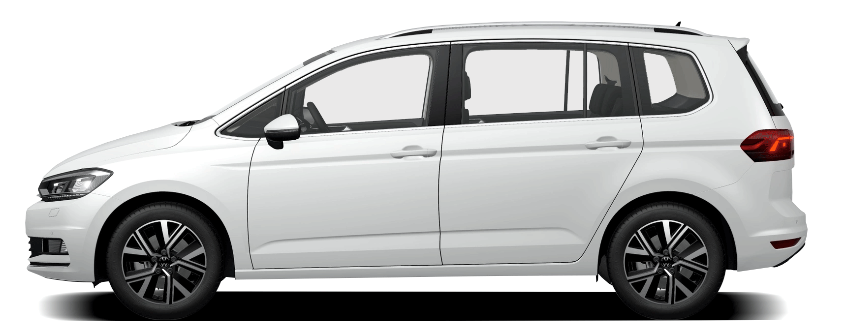 Seitenansicht Touran VW Neuwagenoffensive