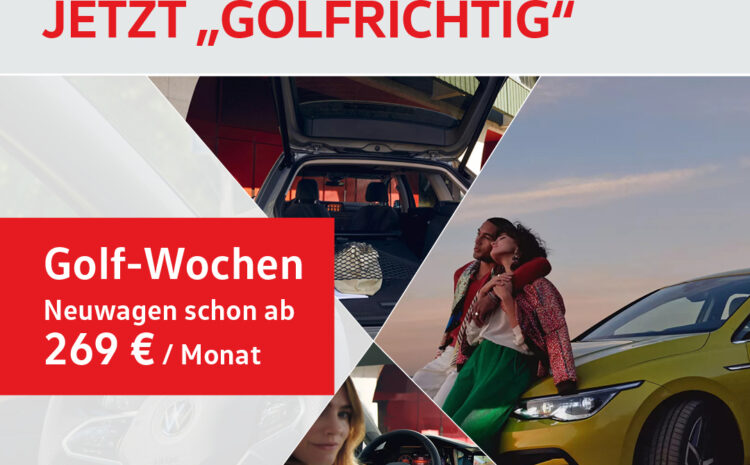  VW Golf – schnell verfügbar