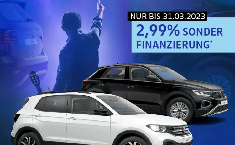  2,99% Sonderzins T-Cross/T-Roc