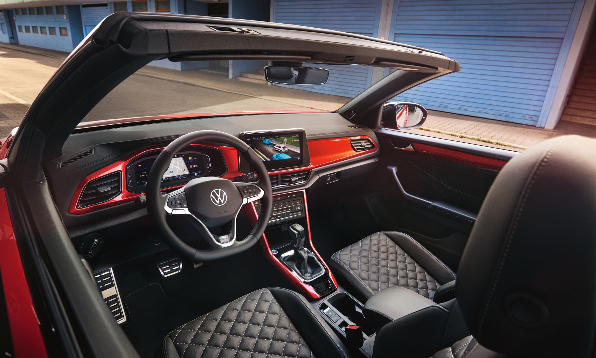 2 VW T-Roc Cabriolet Innenraum