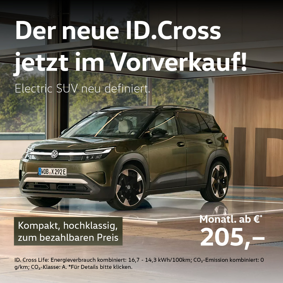 BEITRAGSBILD NEW VW ID CROSS Q3